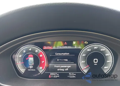 2021 Audi S5 Sportback Prestige Tfsi Quattro Tiptronic from USA, damaged, VIN WAUB4DF5XMA041160